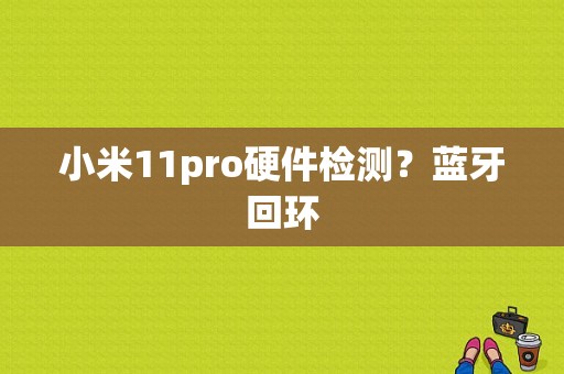 小米11pro硬件检测？蓝牙回环