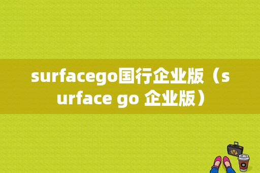 surfacego国行企业版（surface go 企业版）-图1