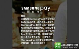 三星国行支持pay（三星国行支持指纹支付吗）